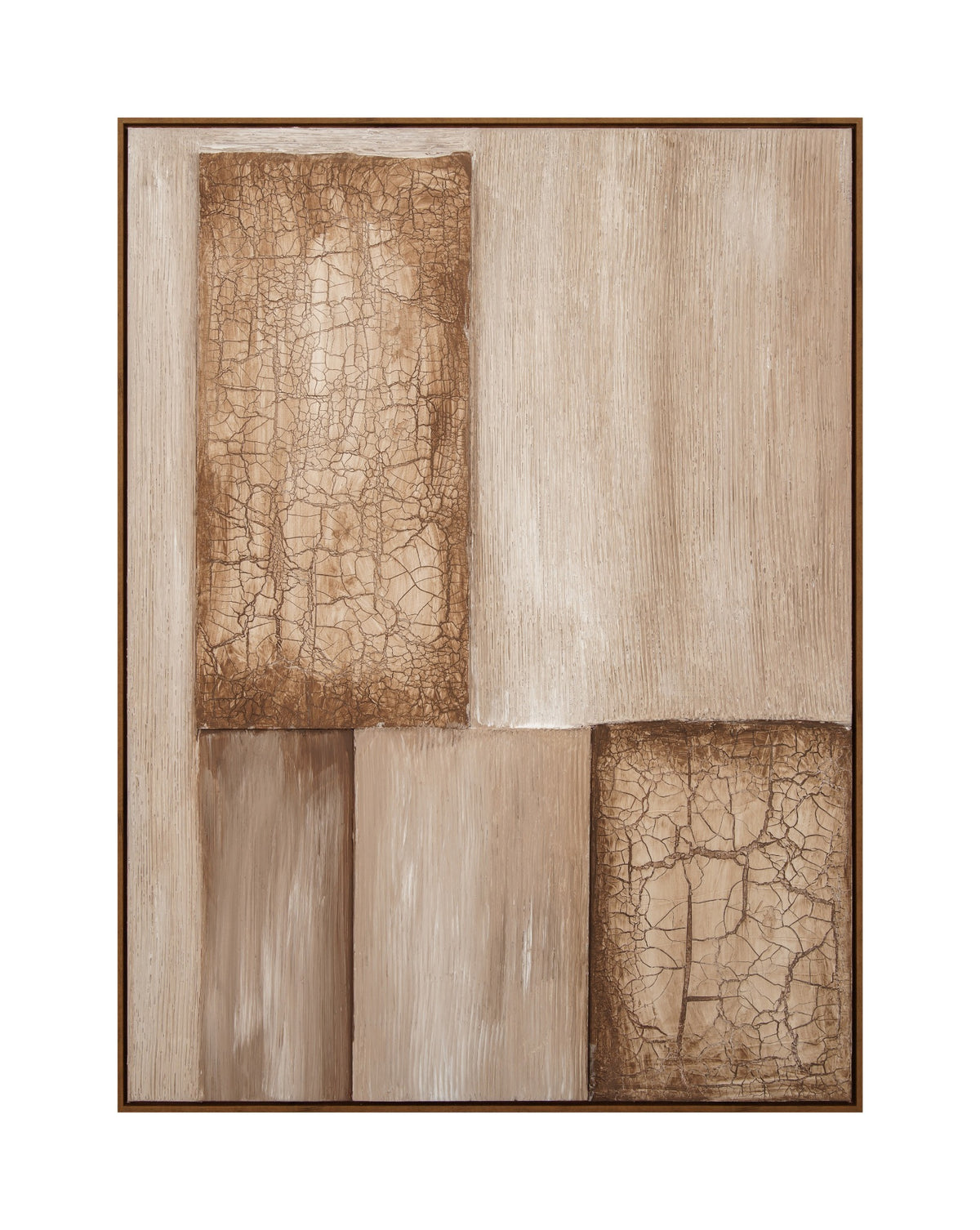 Neutral Geometric Block Painting