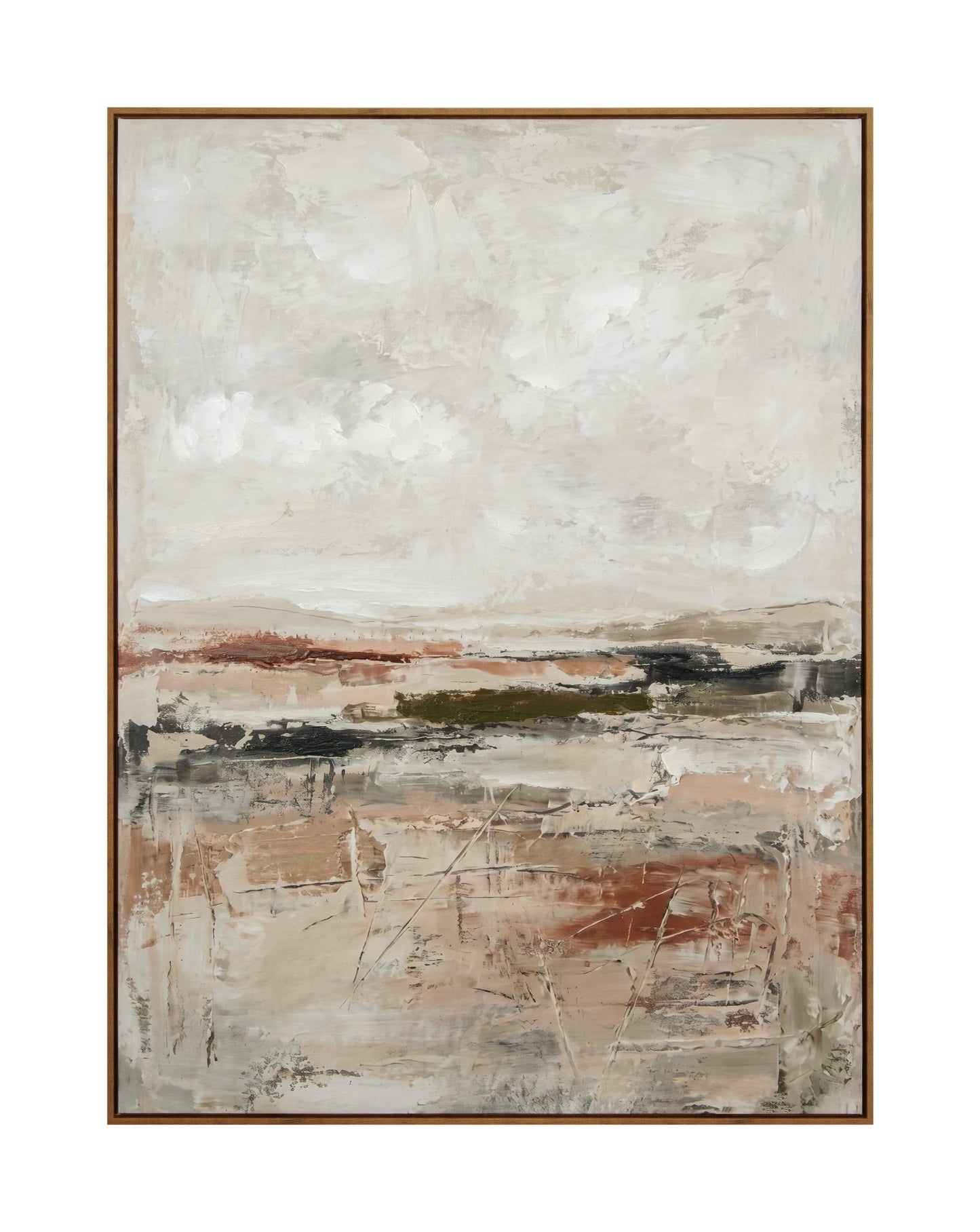 Soft Horizon Abstract Painting