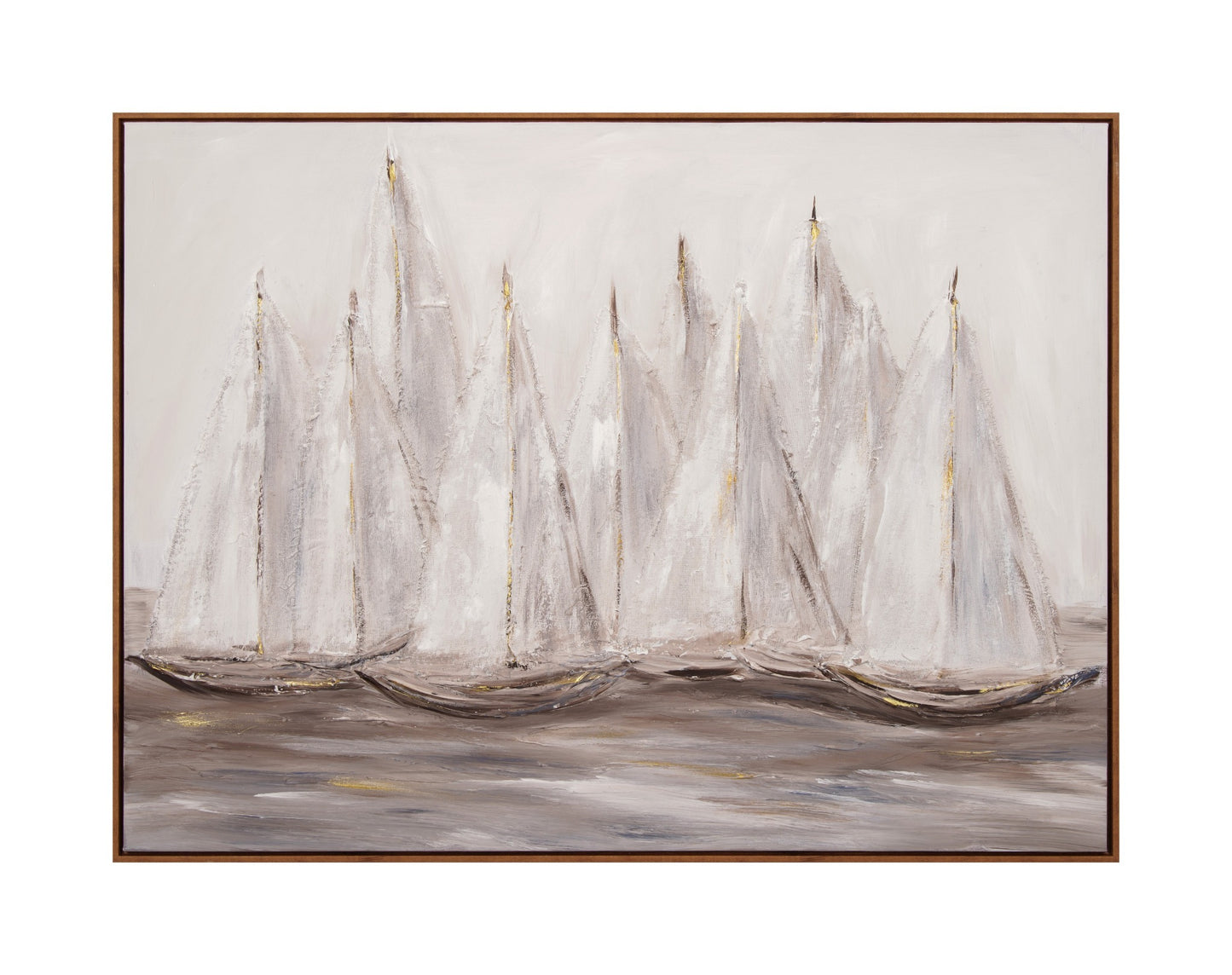 Sailing Boats Abstract Painting