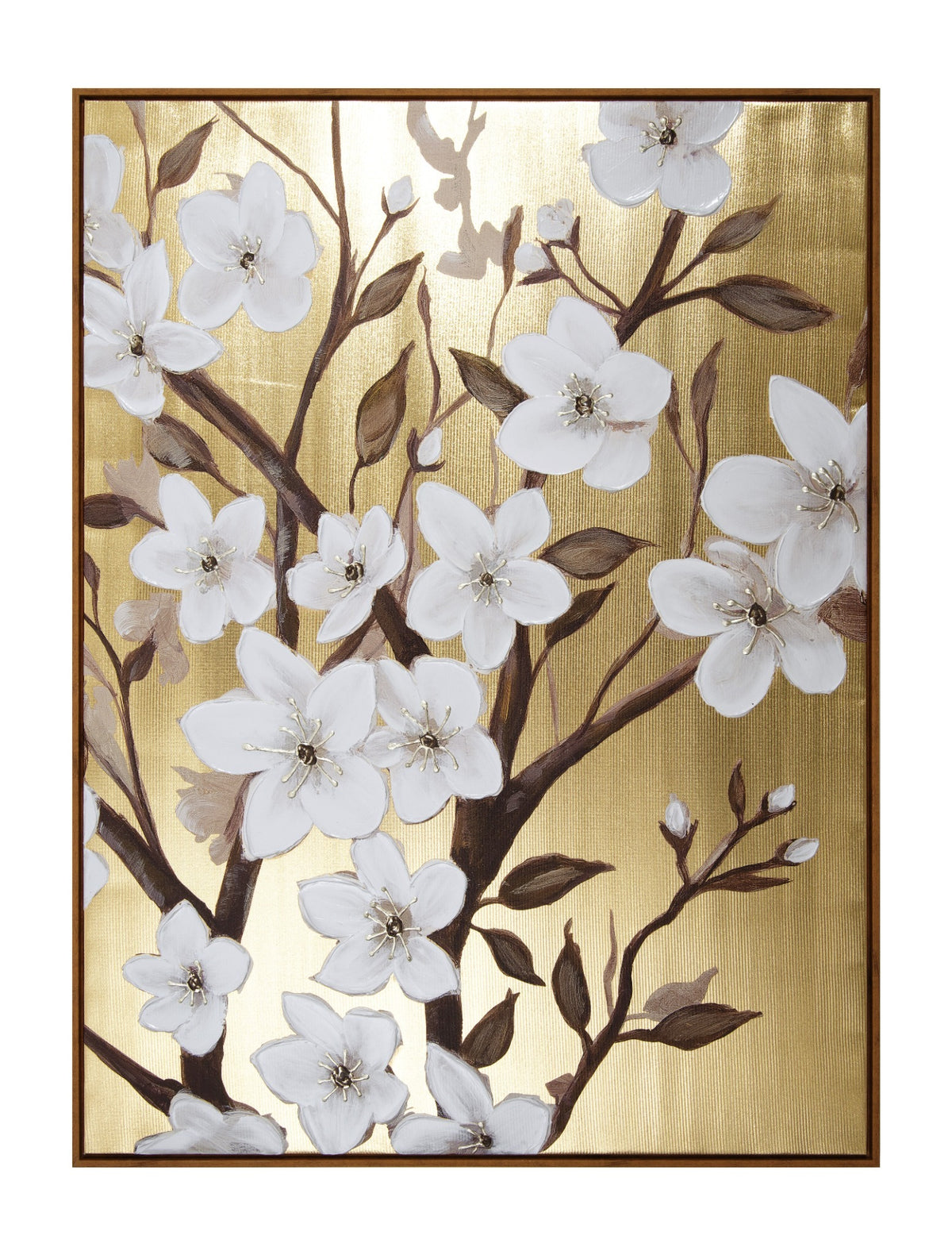 White Blossom Botanical Painting