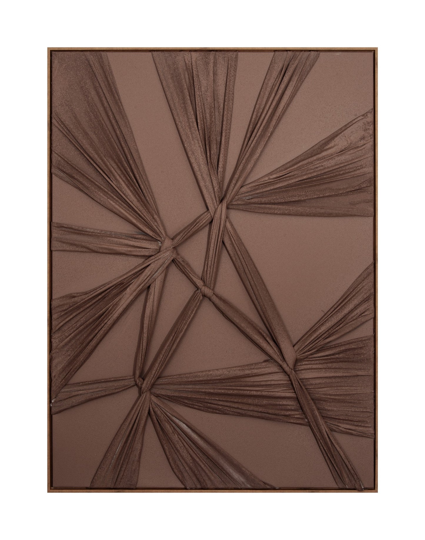 Mocha Fold Geometric Painting