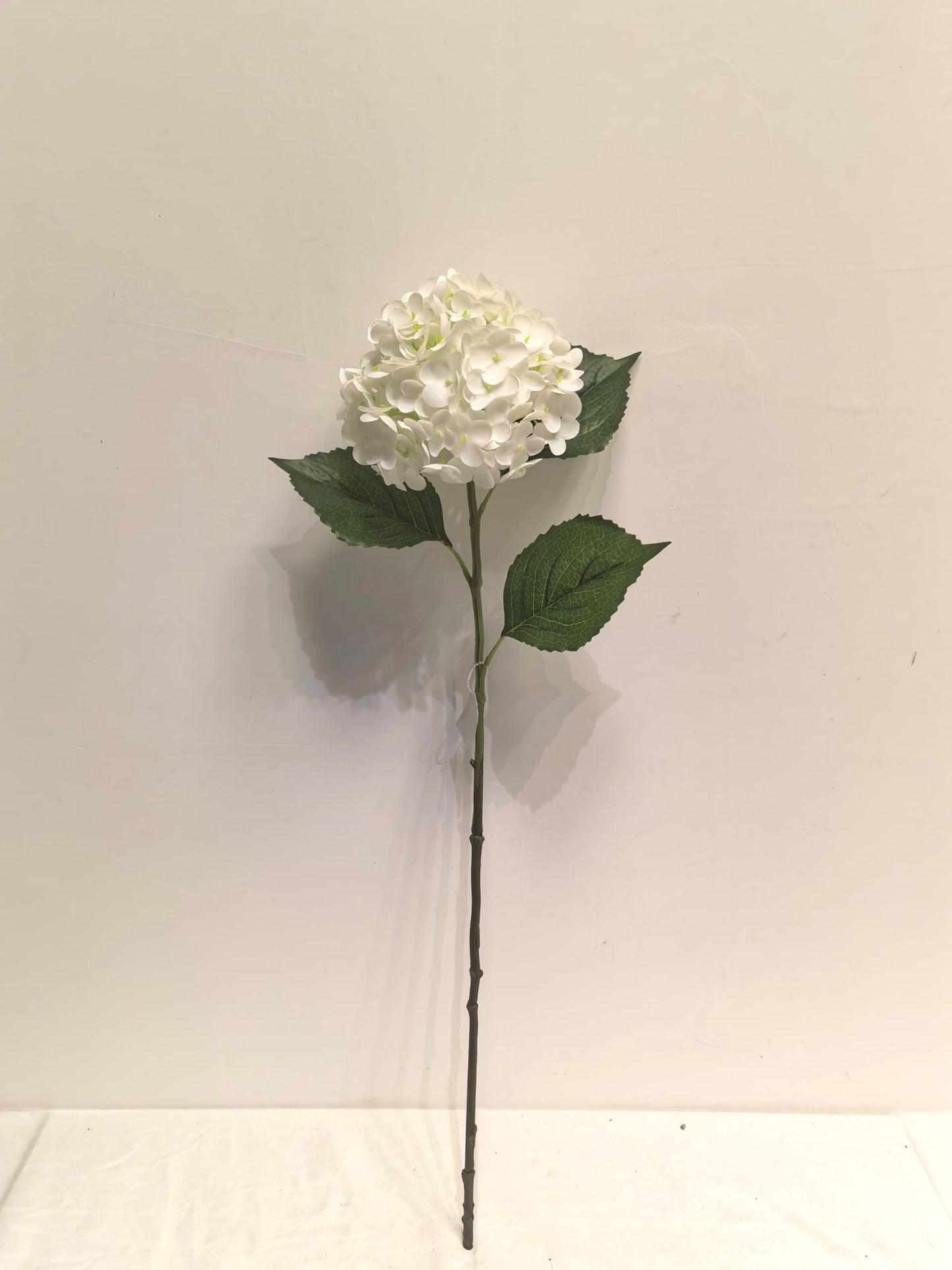 Artificial White Hydrangea Stem