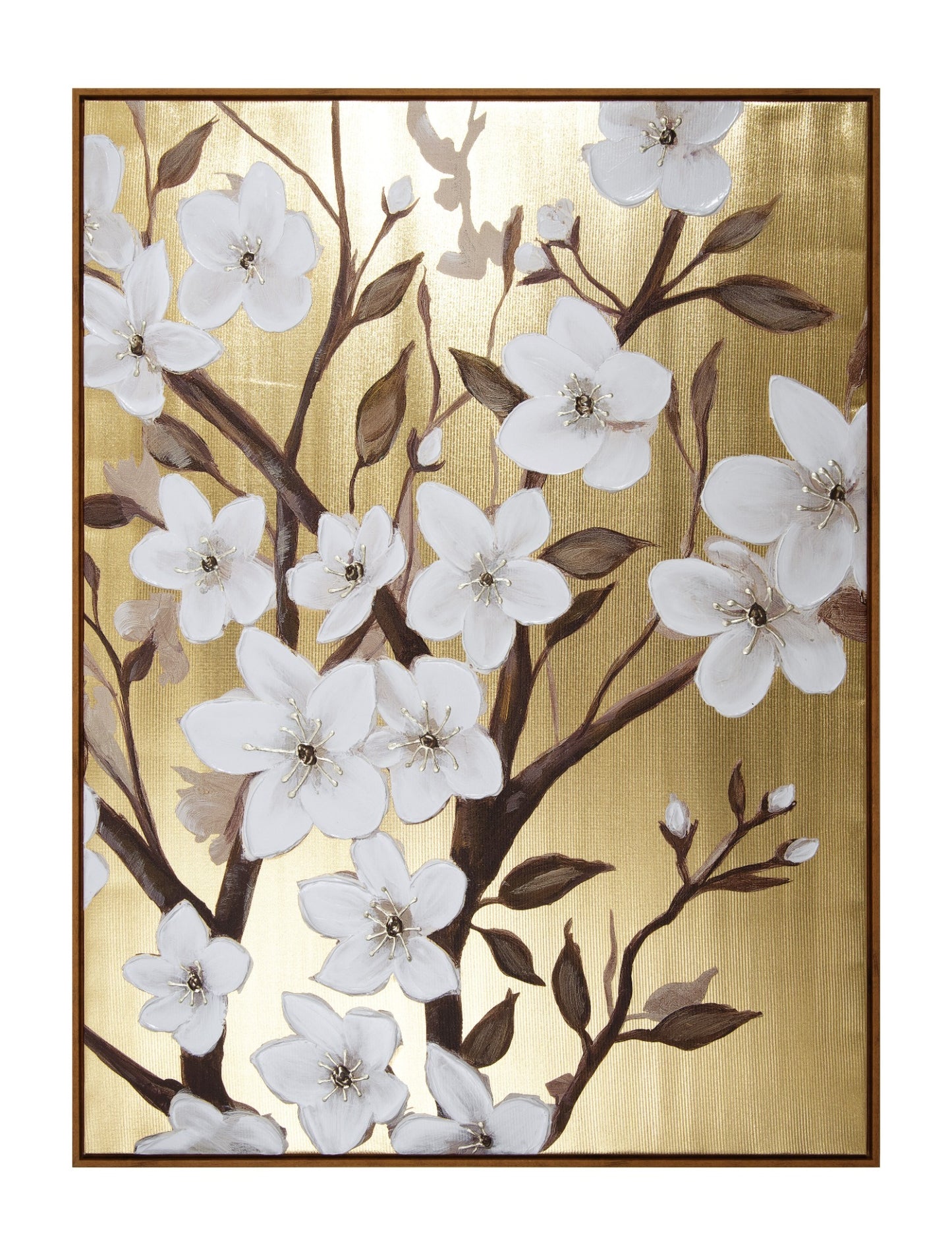 White Blossom Botanical Painting